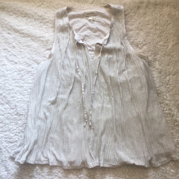 Anthropologie Meadow Rue Swing tie neck tank - Picture 2 of 8